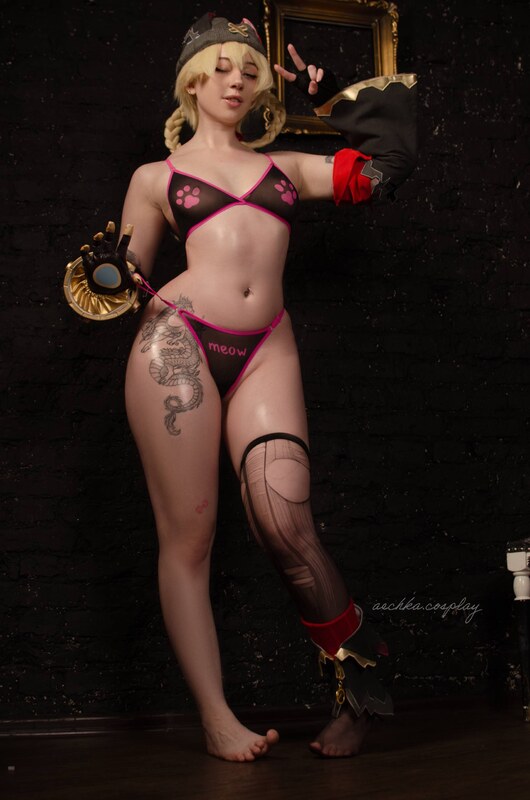 Aechka cosplay nude photo 4