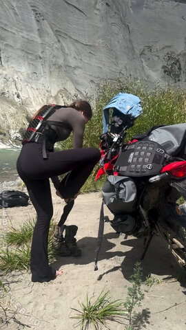 Affe auf Bike nude photo 36