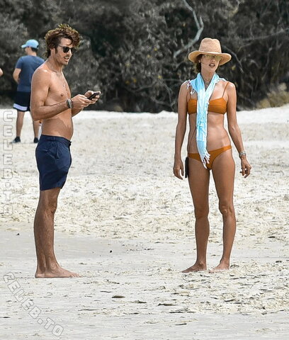 Alessandra Ambrosio - small Bikini on the beach in Florianopolis 03/12/2020