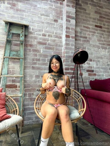 Amber Tan with DD cups nude photo 8