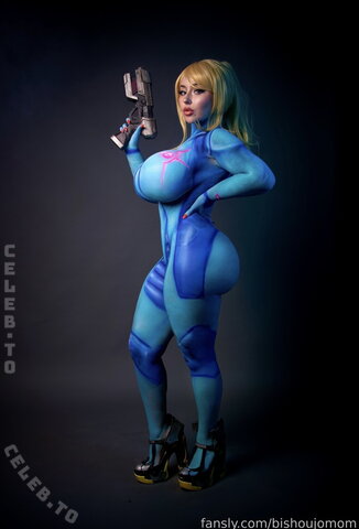 BishoujoMom – Zero Suit Samus Cosplay