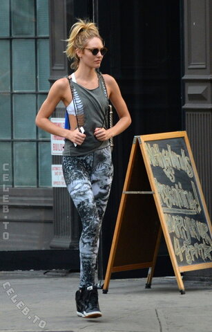 Candice Swanepoel Street Style – Out in New York City – July 2014