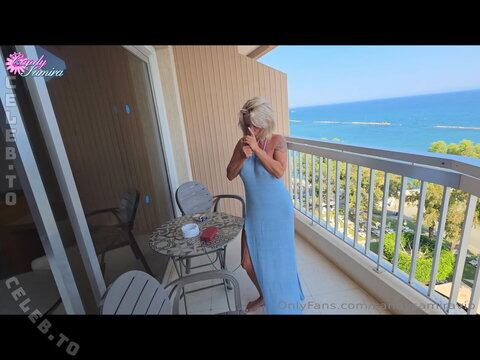 Candy Samira – The ashtray thief was allowed to fuck my wet pussy 😏🔥 I had taken a hotel room and was lying relaxed o…