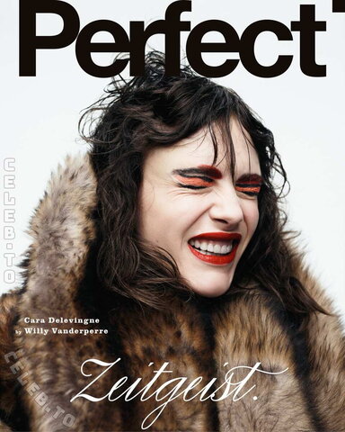 Cara Delevingne flashes her hard nipples in see-through top for Perfect Magazine 08/2026