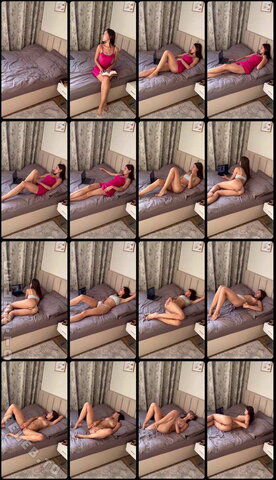 Carla Marini Carla Love – Carla masturbating while watching porn.