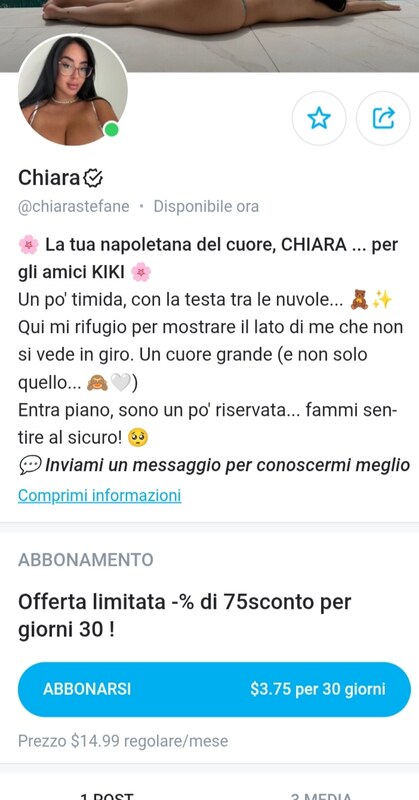 Chiara Stefanelli nude photo 1
