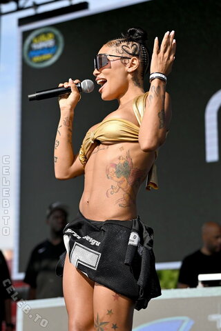 Coi Leray - Angie Martinez's Summer BBQ at Paradise Coney Island in New York City