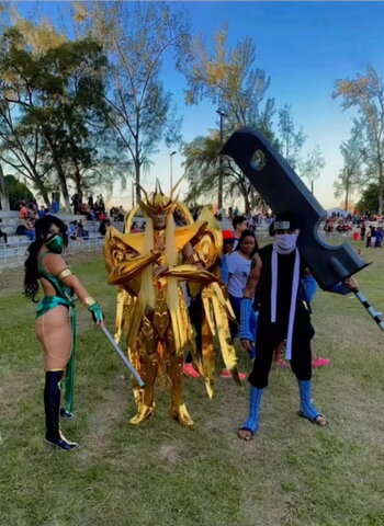 Cosplay de Kitana nude photo 9
