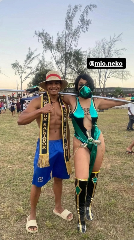 Cosplay de Kitana nude photo 5
