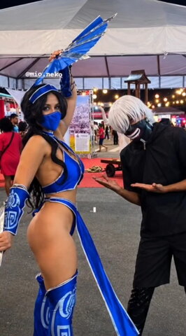 Cosplay de Kitana nude photo 7