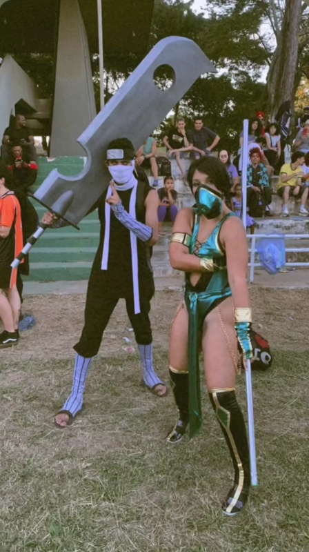 Cosplay de Kitana nude photo 7