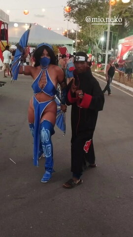 Cosplay de Kitana nude photo 21