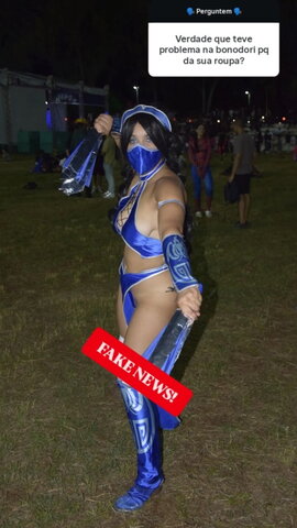 Cosplay de Kitana nude photo 18
