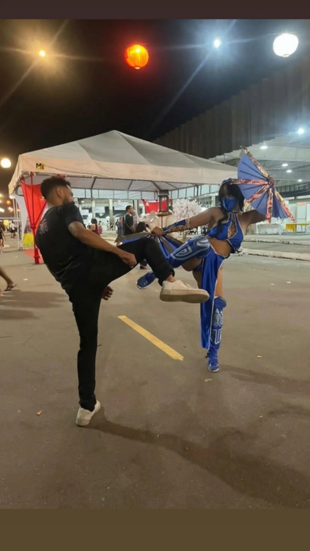 Cosplay de Kitana nude photo 16