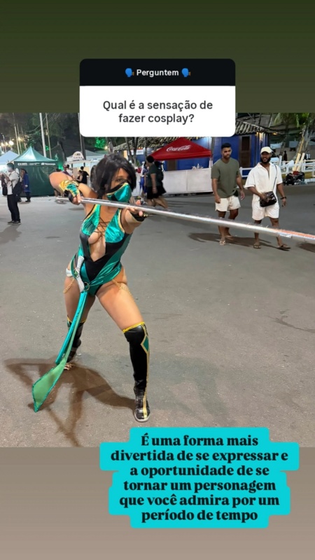 Cosplay de Kitana nude photo 17
