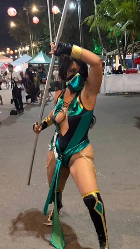 Cosplay de Kitana nude photo 21
