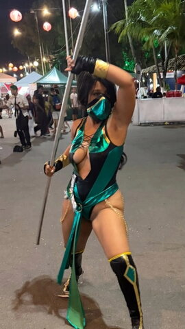 Cosplay de Kitana nude photo 5