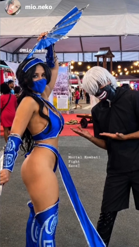 Cosplay de Kitana nude photo 22