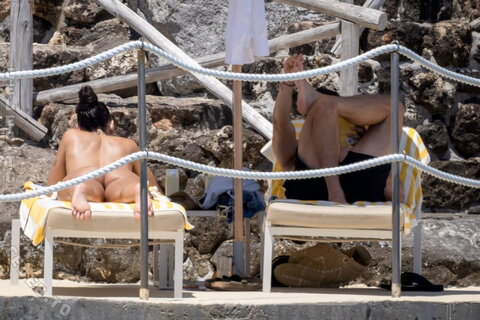 Dua Lipa in Porto Ercole, Italy, looking like pure temptation in a skimpy string Bikini 06/2026