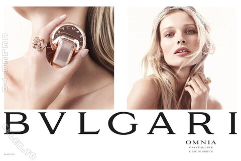 Edita Vilkeviciute - Bulgari Omnia Crystalline 2013 #seethrough