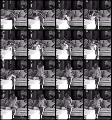 Hailley King-Reome – Surveillance camera films the sex (B/W) or how one is allowed to "disturb" a gamer