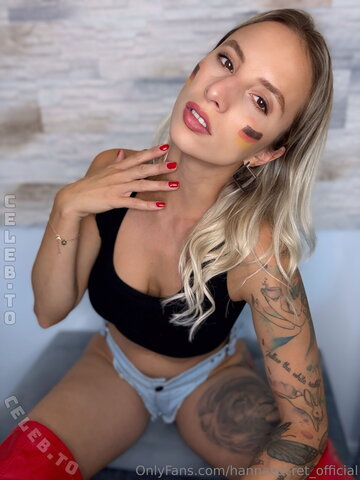 Hanna Secret – Are you watching the World Cup? 🖤❤️💛
