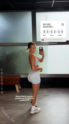 Hannaahcarolina – New Insta Story Booty workout