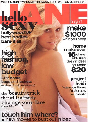 Heidi Klum for Jane Magazine (August 2006)