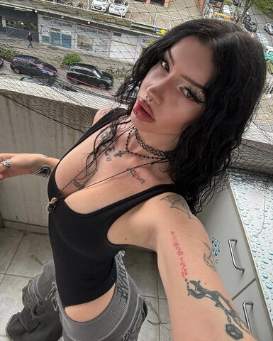 Hot german goth nude photo 1