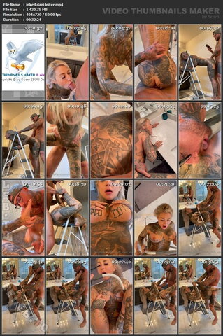 Inked Dani nude photo 7