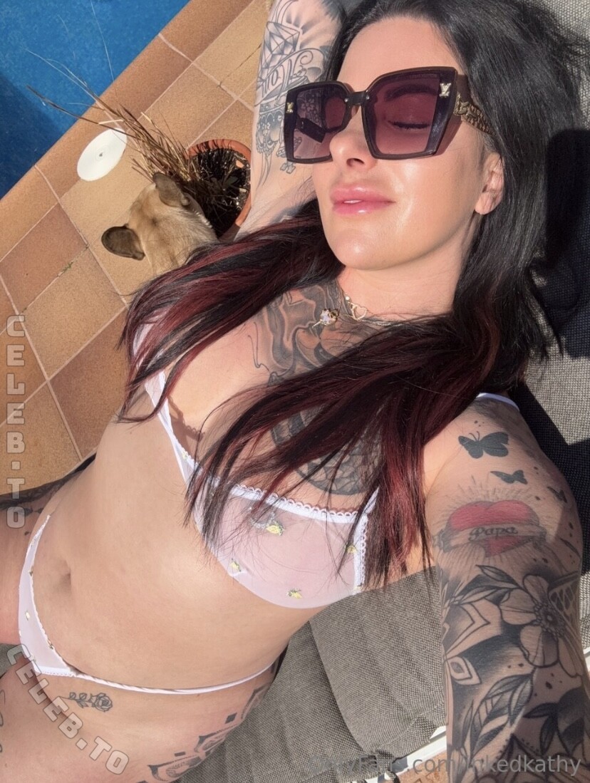 Inked Kathy nude photo 2