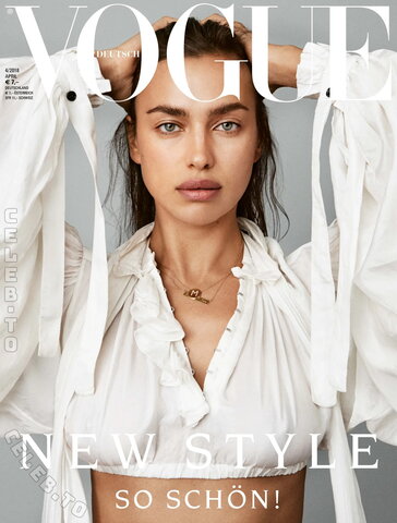 Irina Shayk - Vogue Germany April 2018