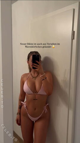 Jasmin Eller – Instastory in the new bikini