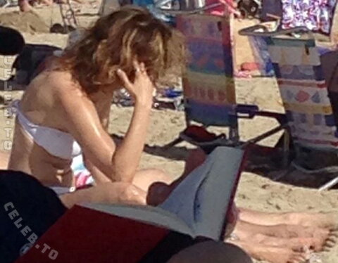 Jennifer Lopez - Bikini Candids at California South Beach – May 2014