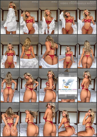 Jilissa – Beautiful woman in red lingerie