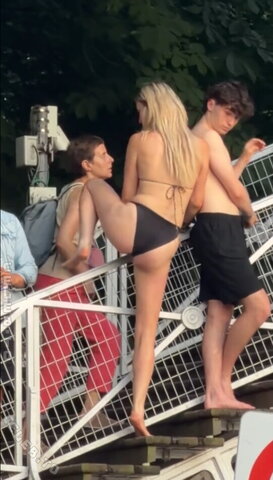 Julia Wulf – TikTok Video Thong Bikini slowed down