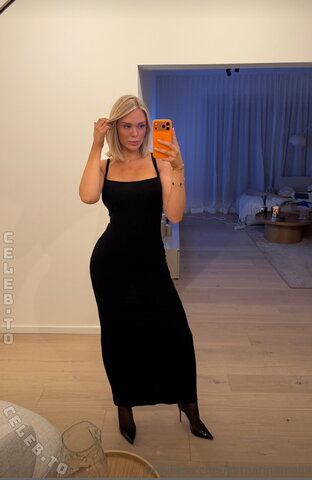 Katharina Amalia – OF dm's - Black Dress