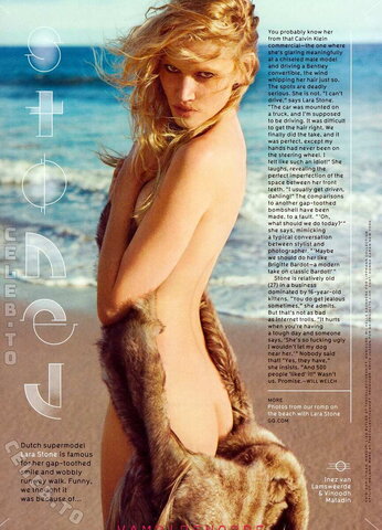Lara Stone nude photo 10