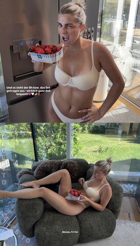 Lea Breuer – hot sexy underwear story matching #200 🥵