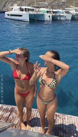 Lea Breuer – Again the red bikini
