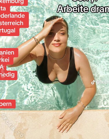 Leonie Hansen – Tiktok from today, text removed with Grok