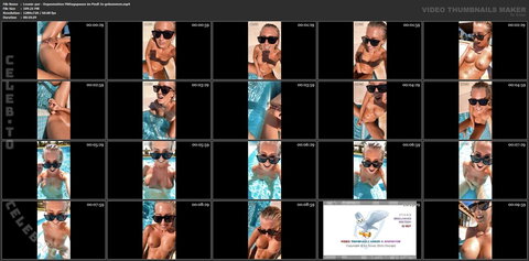 Leonie Pur – Source: leonie-pur Leonie-pur - Orgasmic lunch break in the pool! Came 3 times
