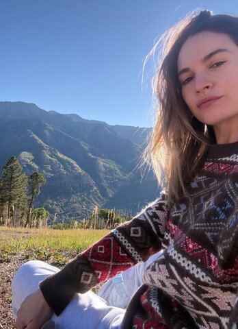 Lily James nude photo 1
