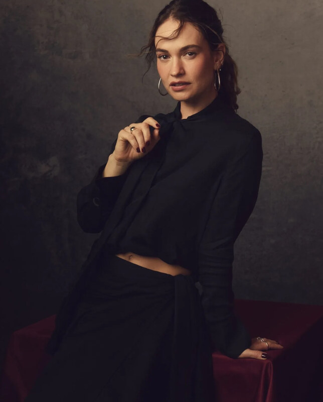 Lily James nude photo 2