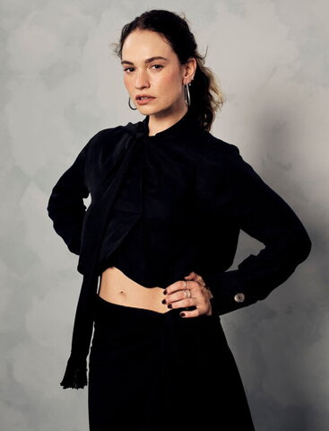 Lily James nude photo 36