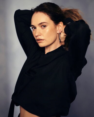 Lily James nude photo 35