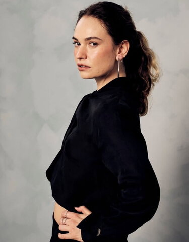 Lily James nude photo 33