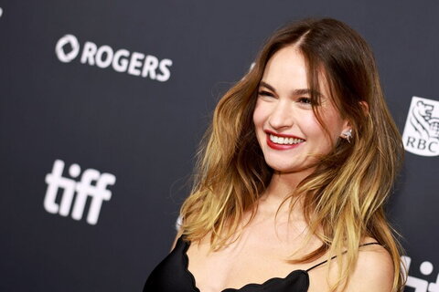 Lily James nude photo 23