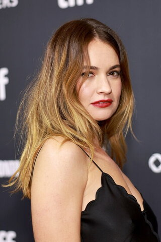 Lily James nude photo 16