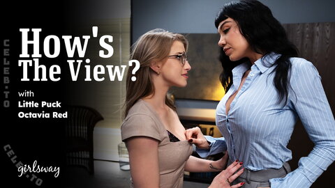 Little Puck & Octavia Red - How's the View released: 23.07.2026 Source: GirlsWay with